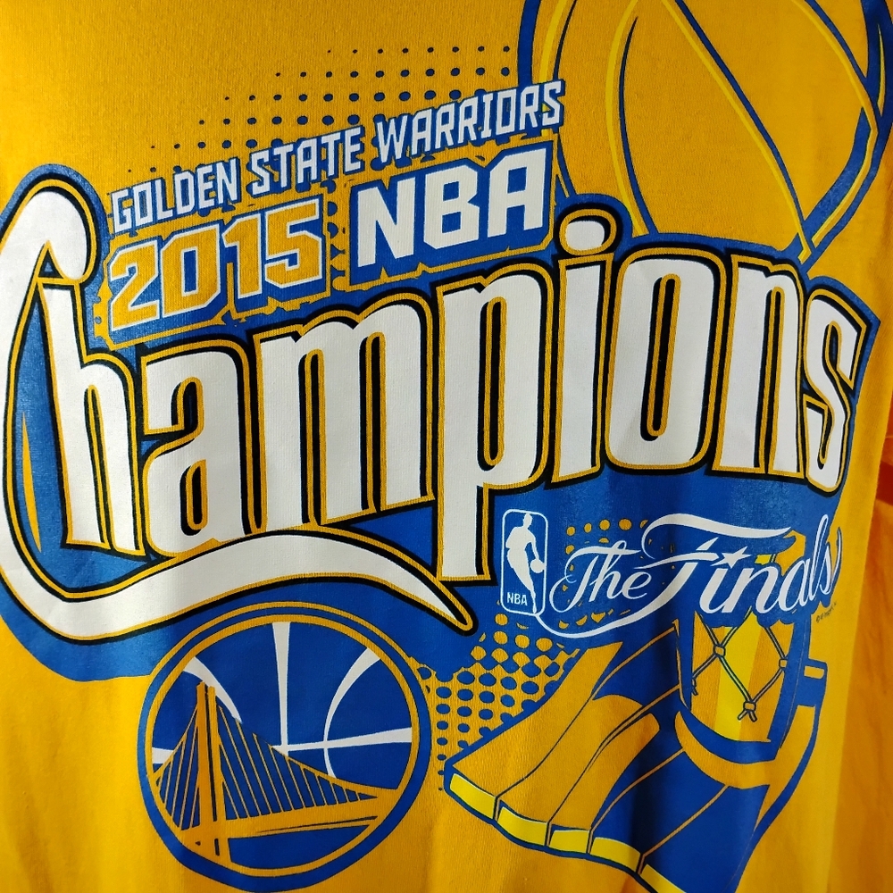 Gildan Golden State Warriors 2015 NBA Champions T-shirt Size L